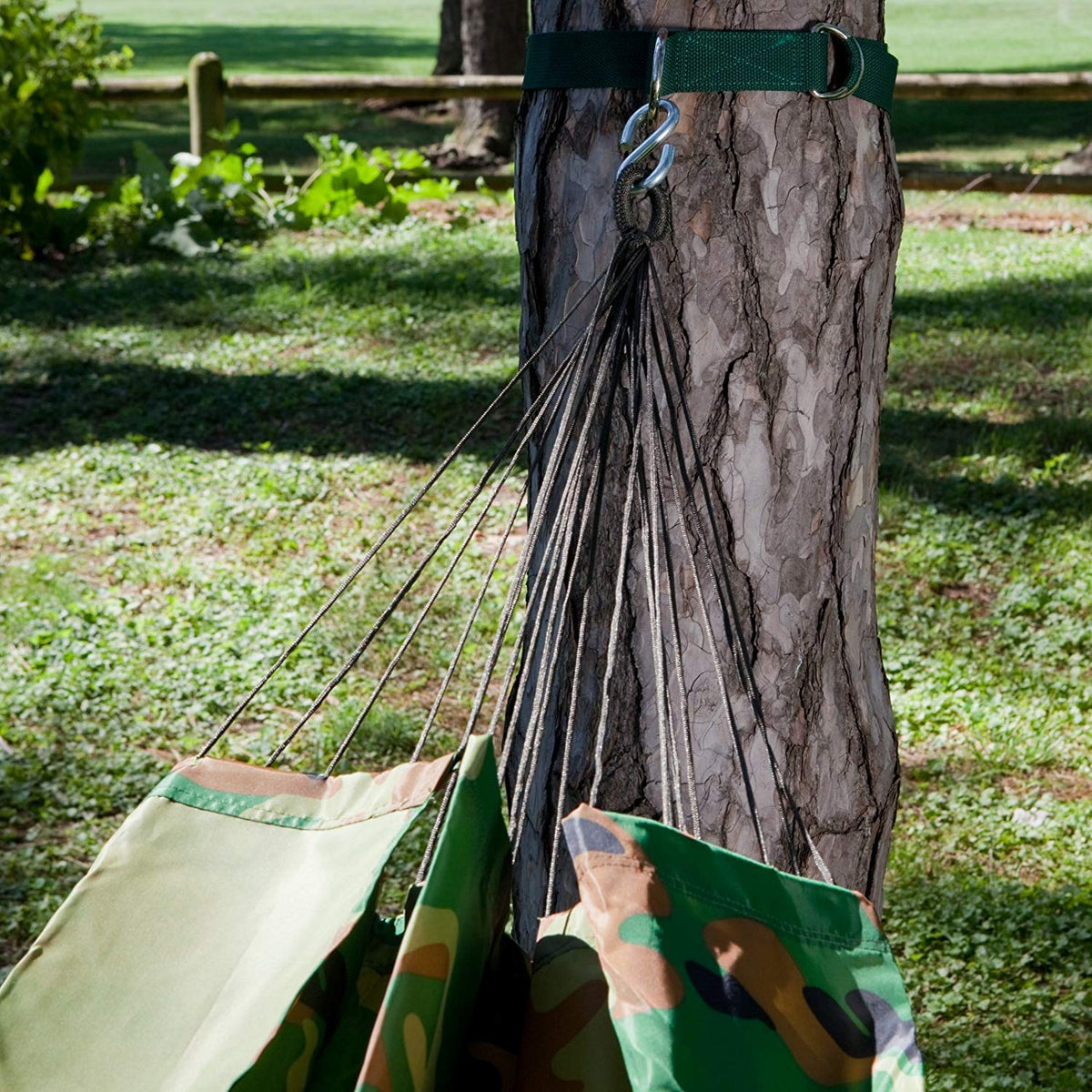 Tree Hugger Straps Latin's Hand