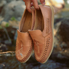 Load image into Gallery viewer, Men&#39;s Tan Slip-Ons
