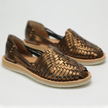 Load image into Gallery viewer, Women&#39;s Bronze Loafer Huaraches
