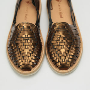 Women's Bronze Loafer Huaraches