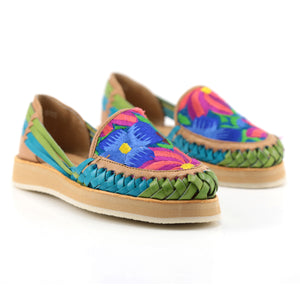 Flower Sown Loafers