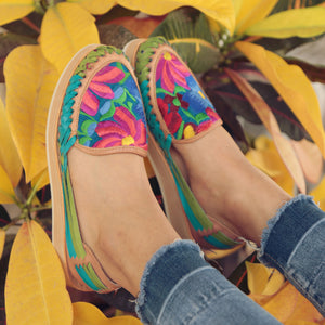 Flower Sown Loafers