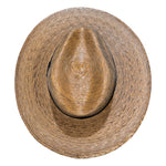 Palm leaf straw hat for travel and outdoor adventures
