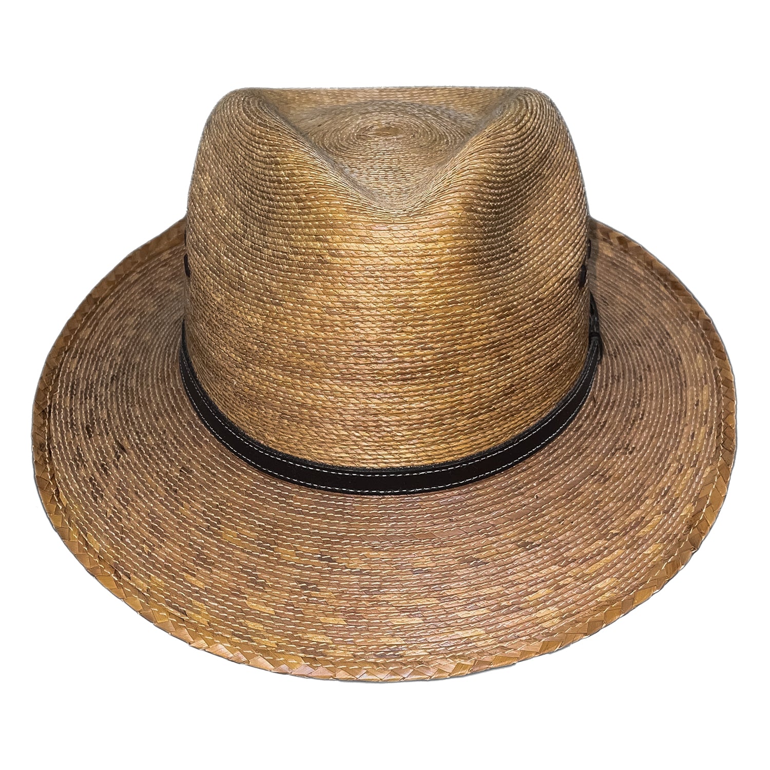 Artisan straw fedora for travel and summer 