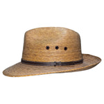 Palm leaf straw fedora for men and women 