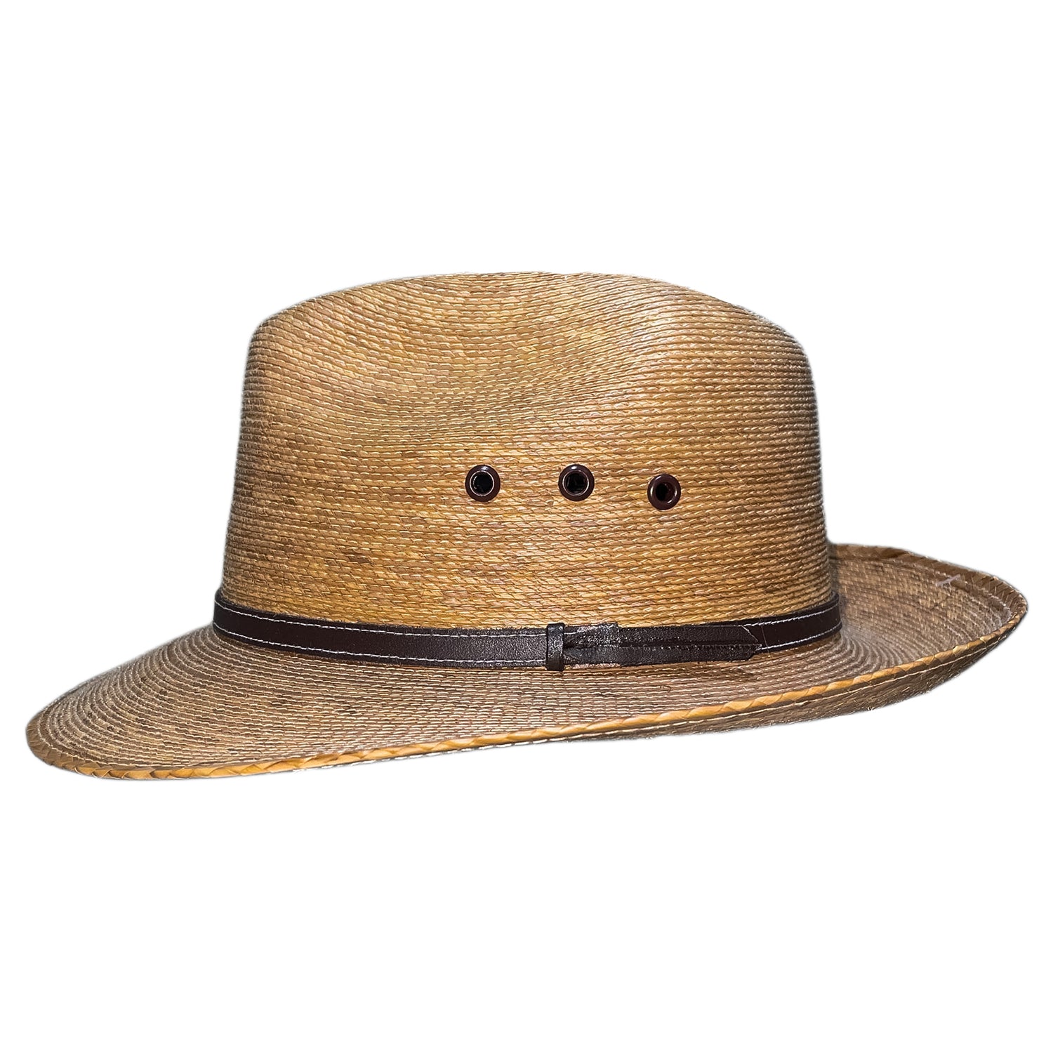 Palm leaf straw fedora for men and women 