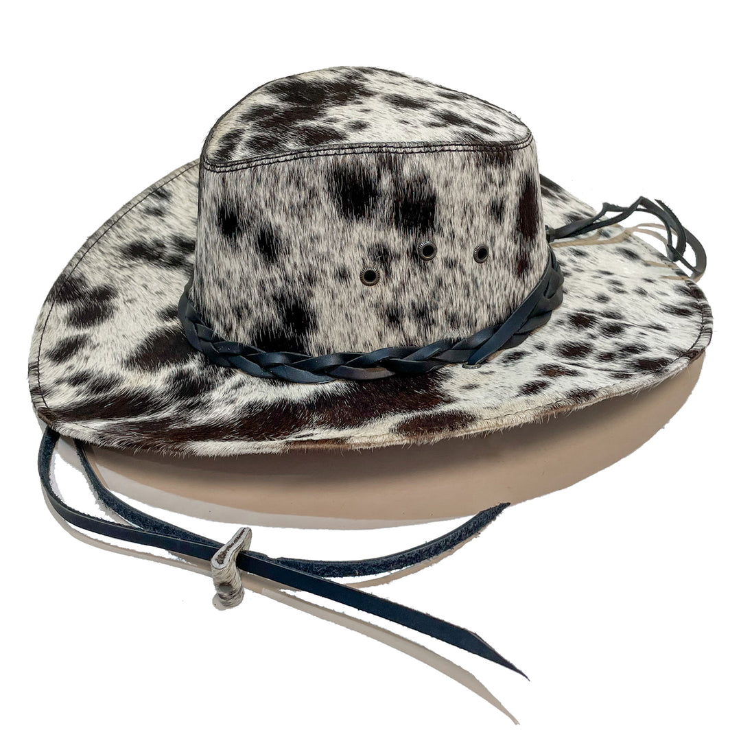 handmade cowhide Western hat #black