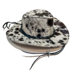 sideview cow hair cowboy hat 