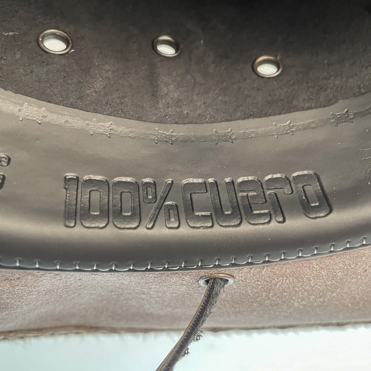 genuine leather cuero genuino 