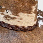 closeup shot cow fur detail 