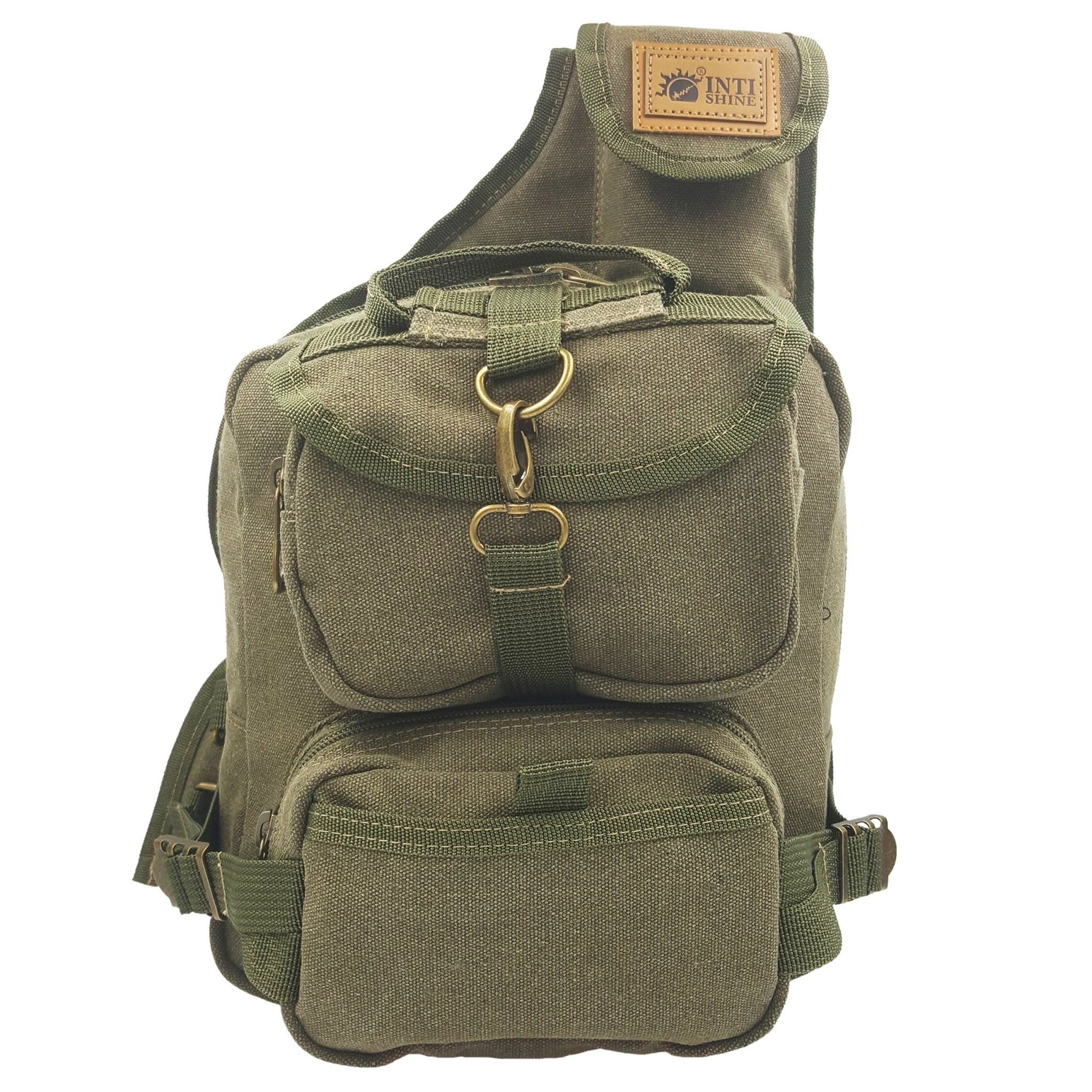best sling travel backpack for left handed Canvas Sling Backpack