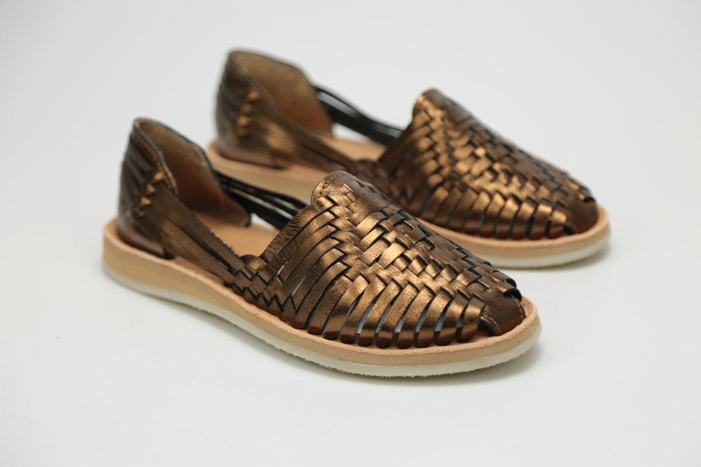 Women's Bronze Loafer Huaraches