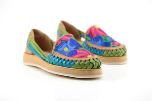 Flower Sown Loafers