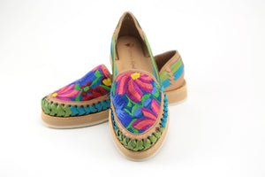 Flower Sown Loafers