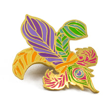 Load image into Gallery viewer, Feathers Fleur de Lis Pin
