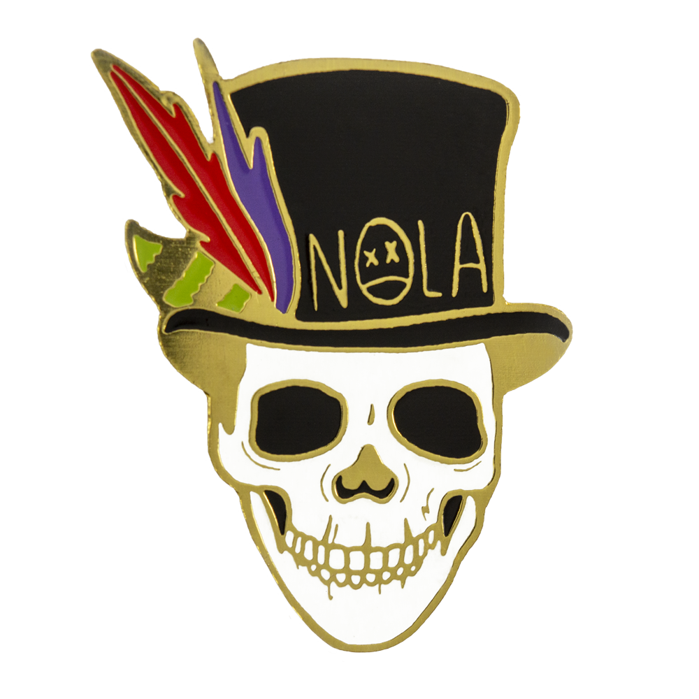 Voodoo Skull Pin