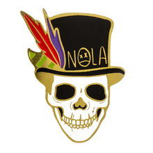 Load image into Gallery viewer, Voodoo Skull pin
